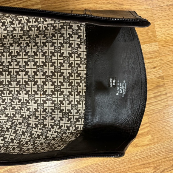 Tory Burch Jess Women’s Brown Leather Riding Boots Size 7M - Picture 4 of 9